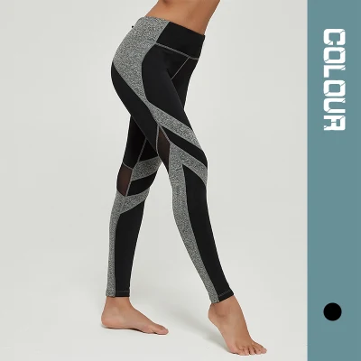 2022 Novo Estilo de Malha de Desgaste Ativo Ligado Magro Apertado Confortável Calça de Yoga Fitness