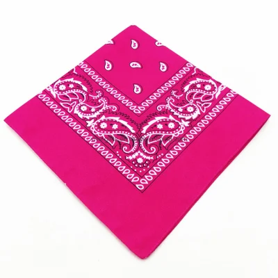 Bandana quadrada atacado barato feito sob medida impresso elegante lenço de pescoço bandana de algodão