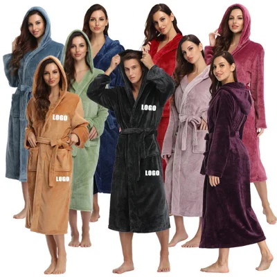 Lounge de inverno feminino usar roupão de flanela de veludo vestido noturno