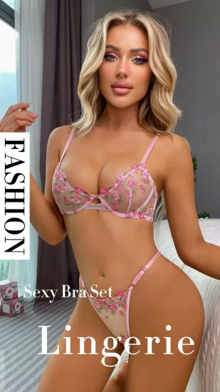 Senhoras sexy langerie bralette lenceria para mujer push up lengerie erótico underwire sutiã & breve conjuntos lingerie para mulher