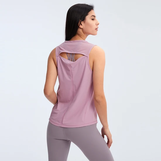 Xsunwing Athleisure Personalizado Gola Alta Ginásio Yoga Colete Senhoras Blusa Tops Correndo Esporte Veste Roupas Femininas